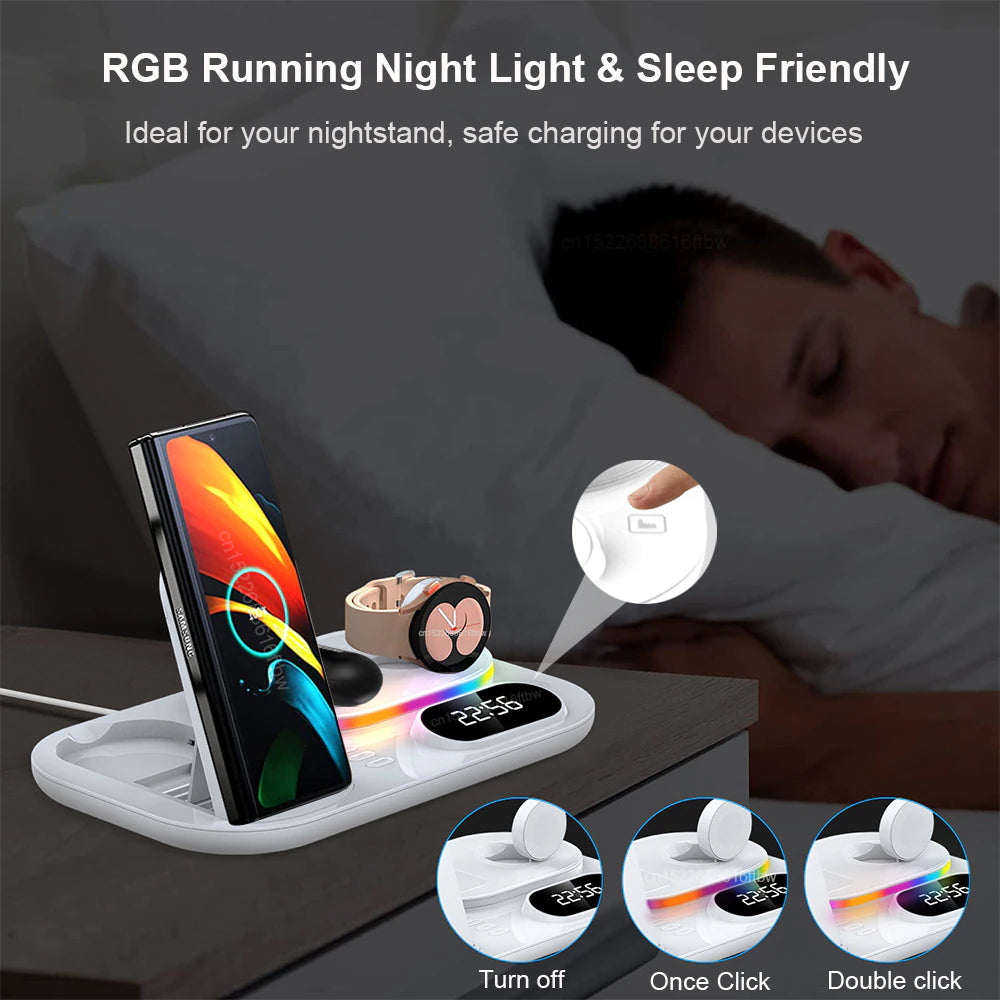 30W 4 in 1 Wireless Fast Charging Station for Samsung Galaxy Watch 5/Pro/4/3 B-SPIN PTY LTD