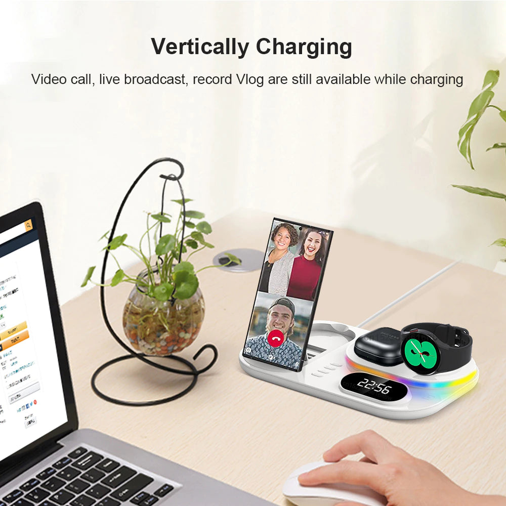 30W 4 in 1 Wireless Fast Charging Station for Samsung Galaxy Watch 5/Pro/4/3 B-SPIN PTY LTD