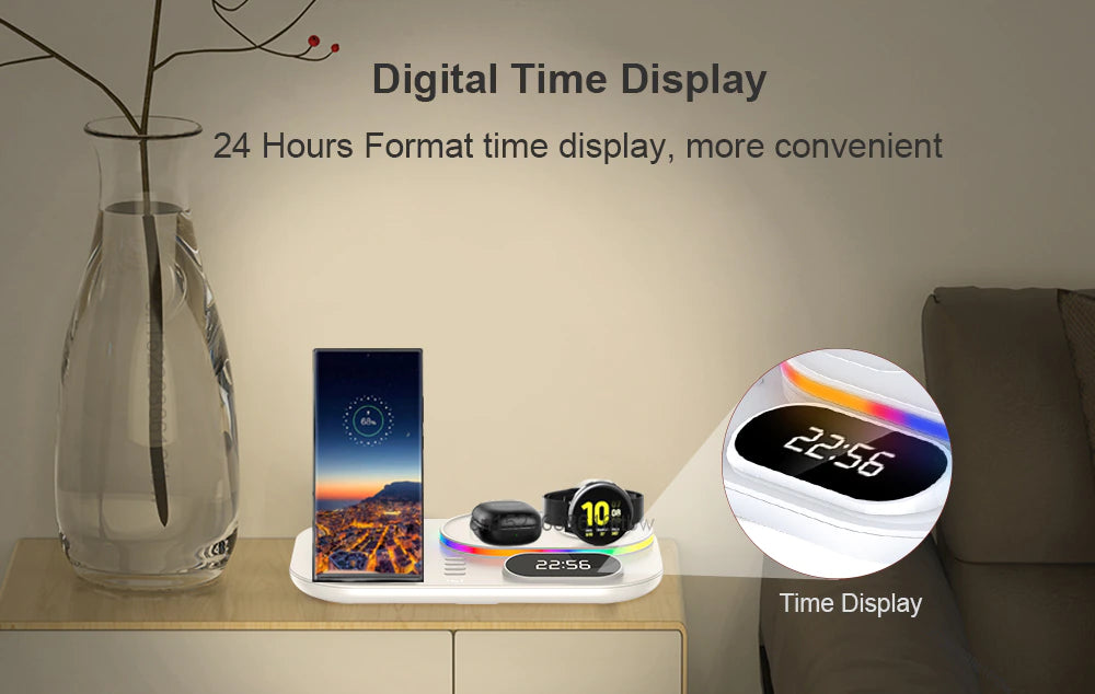 30W 4 in 1 Wireless Fast Charging Station for Samsung Galaxy Watch 5/Pro/4/3 B-SPIN PTY LTD