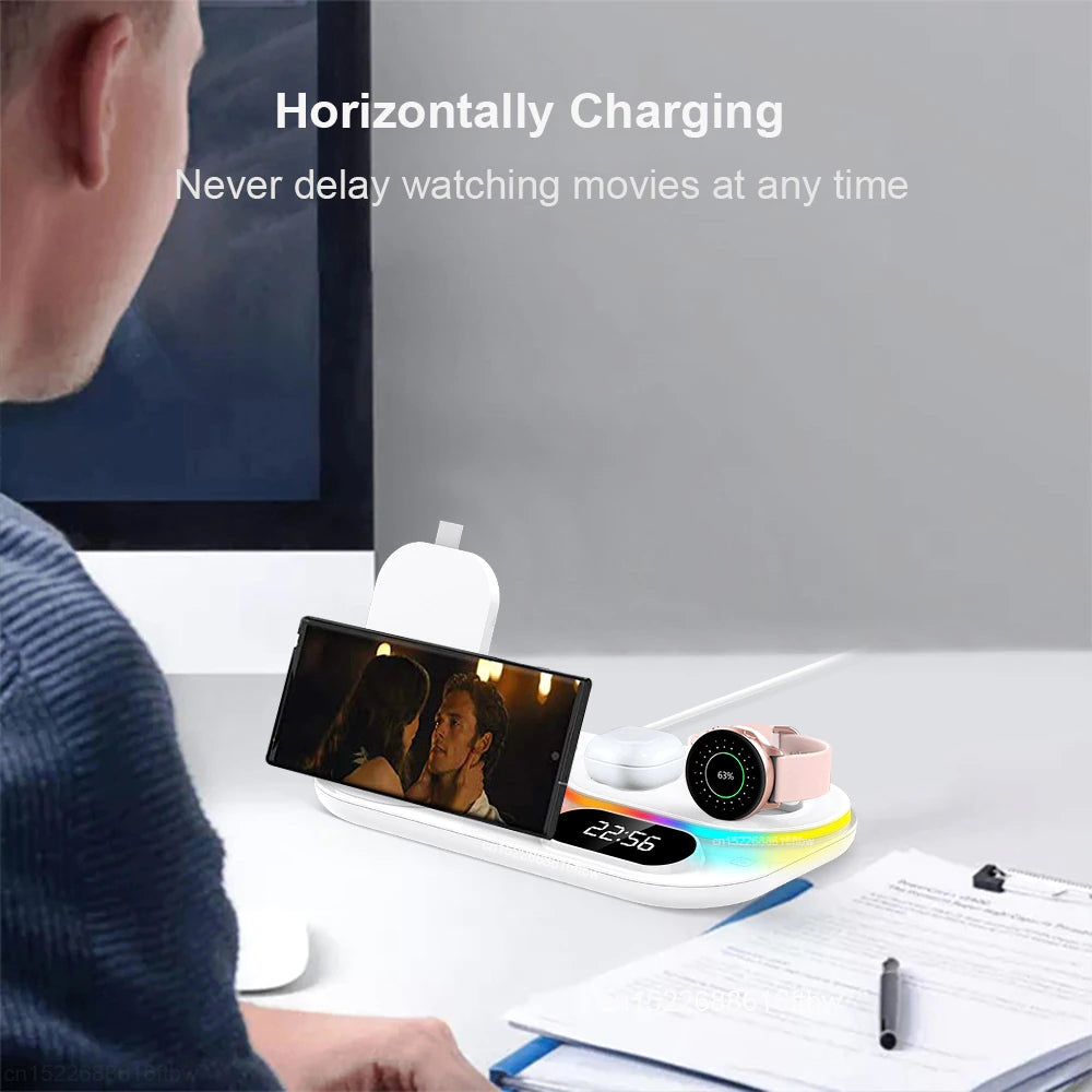 30W 4 in 1 Wireless Fast Charging Station for Samsung Galaxy Watch 5/Pro/4/3 B-SPIN PTY LTD