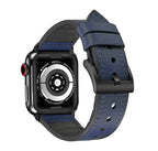Genuine Leather Silicone Band Strap for Apple iWatch Series  38/45mm B-SPIN PTY LTD