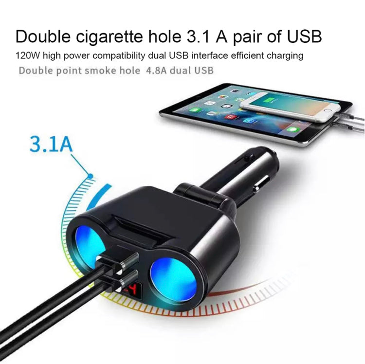 Car Charger Cigarette Lighter Double Power Adapter Socket Splitter B-SPIN PTY LTD