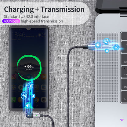 Type C - C Cable Charge Quick Charging Data Fast Charger Braided Cable B-SPIN PTY LTD