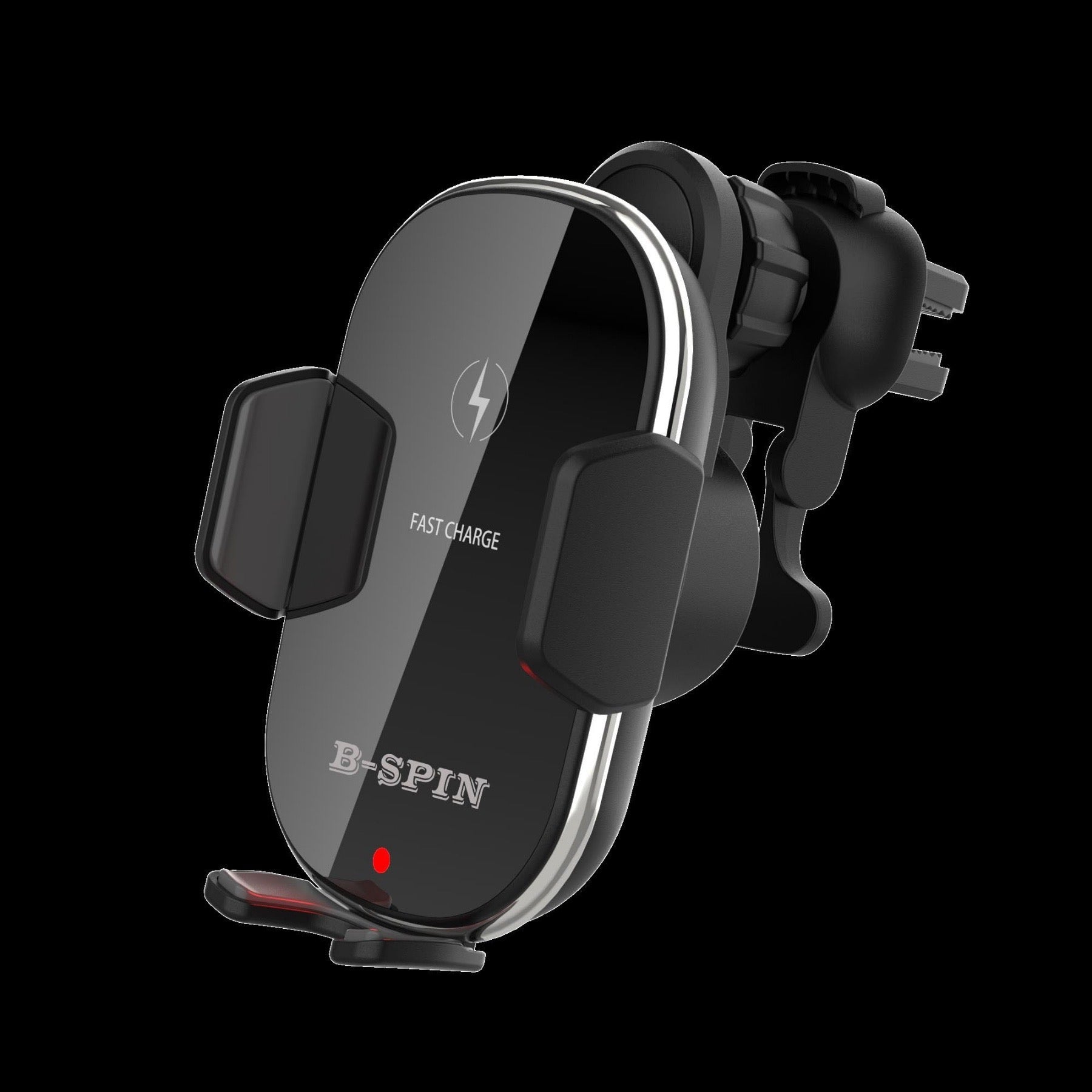 Smart Touch QI Car Charger Mount Air Vent 15W Fast Wireless B-SPIN PTY LTD