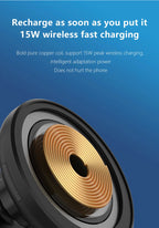 Car Charger Mount 15W MagSafe Fast Wireless Charging for Apple iPhone B-SPIN PTY LTD