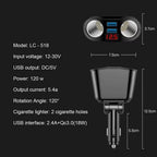 Car Charger Cigarette Lighter Double Power Adapter Socket Splitter B-SPIN PTY LTD