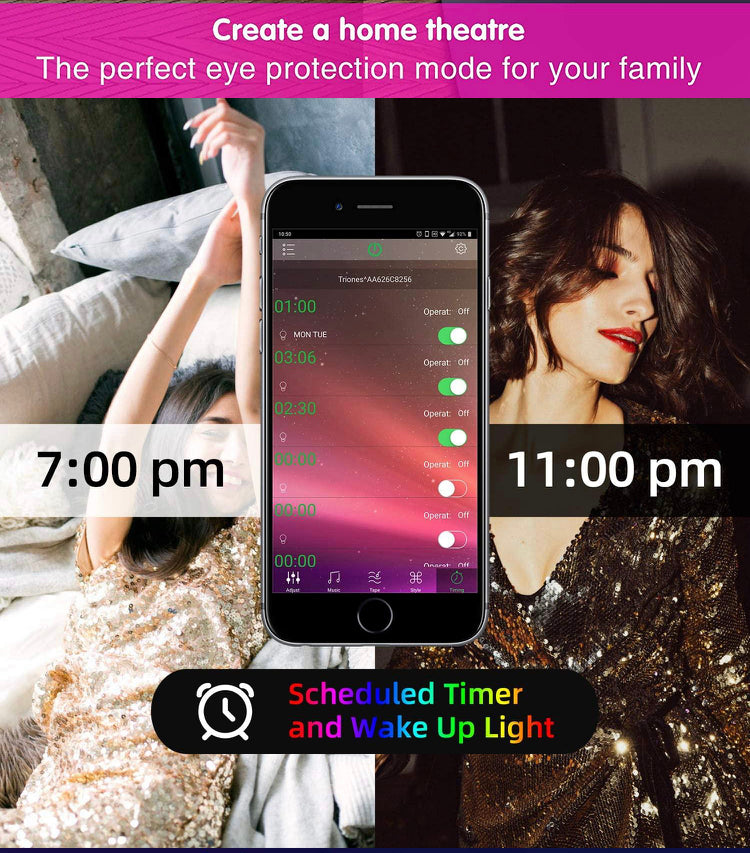 Smart Wifi LED  Strip Lights Waterproof Alexa Echos Google Home B-SPIN PTY LTD