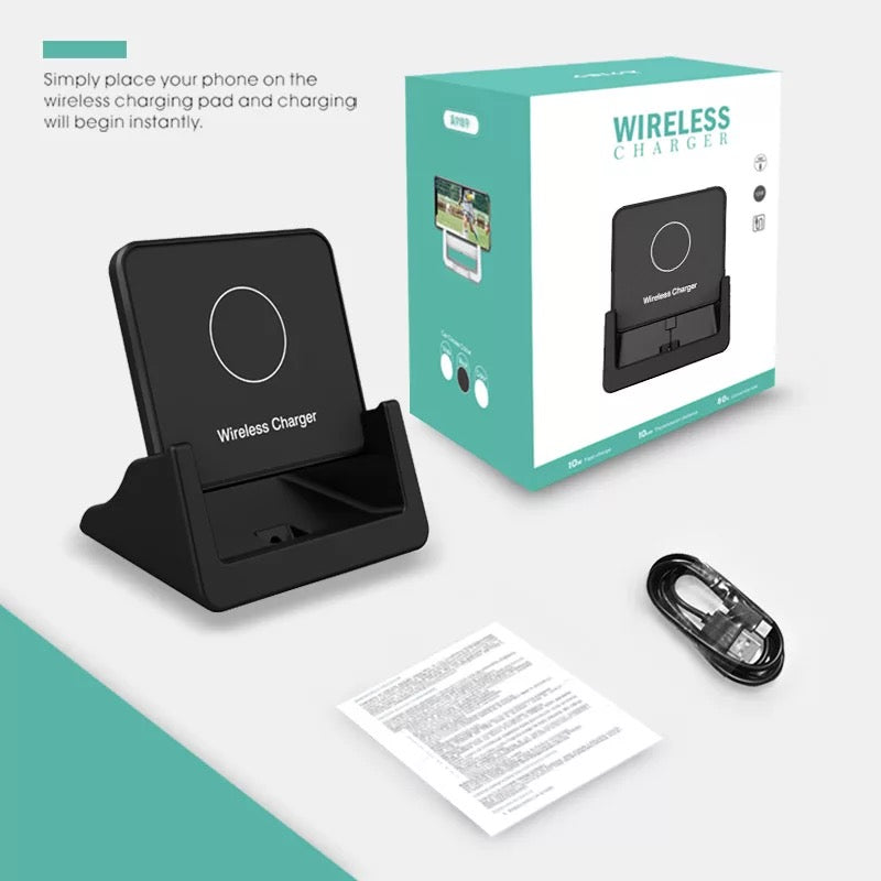 Wireless  Charging Station 15W Fast Stand Dock  Cradle for iPhone Samsung Huawei B-SPIN PTY LTD