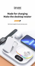 4 in 1 Wireless Fast Charger Dock Charging Station 30W   For iphone 14 13 Samsung B-SPIN PTY LTD