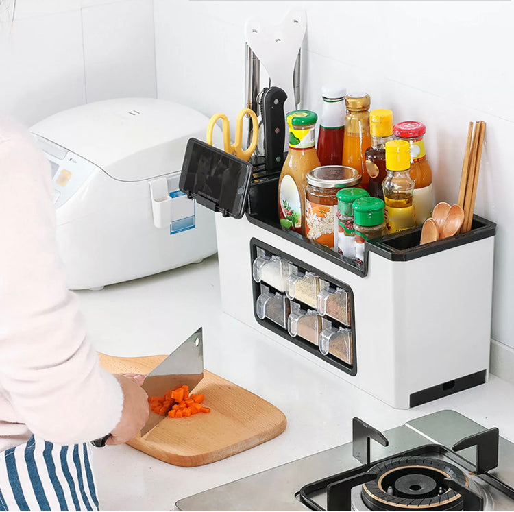 Multifunctional Spice Box Rack Seasoning Bottle Storage Box B-SPIN PTY LTD