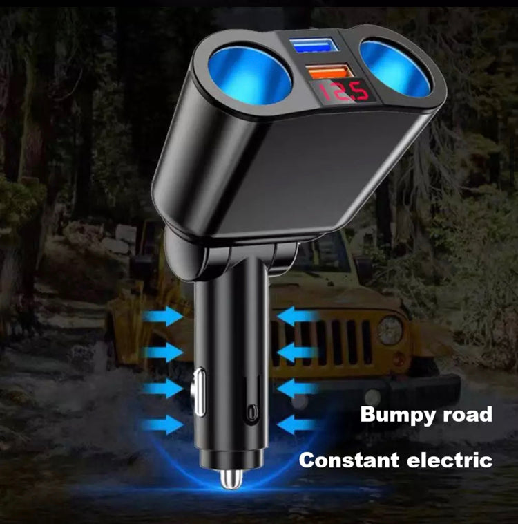 Car Charger Cigarette Lighter Double Power Adapter Socket Splitter B-SPIN PTY LTD