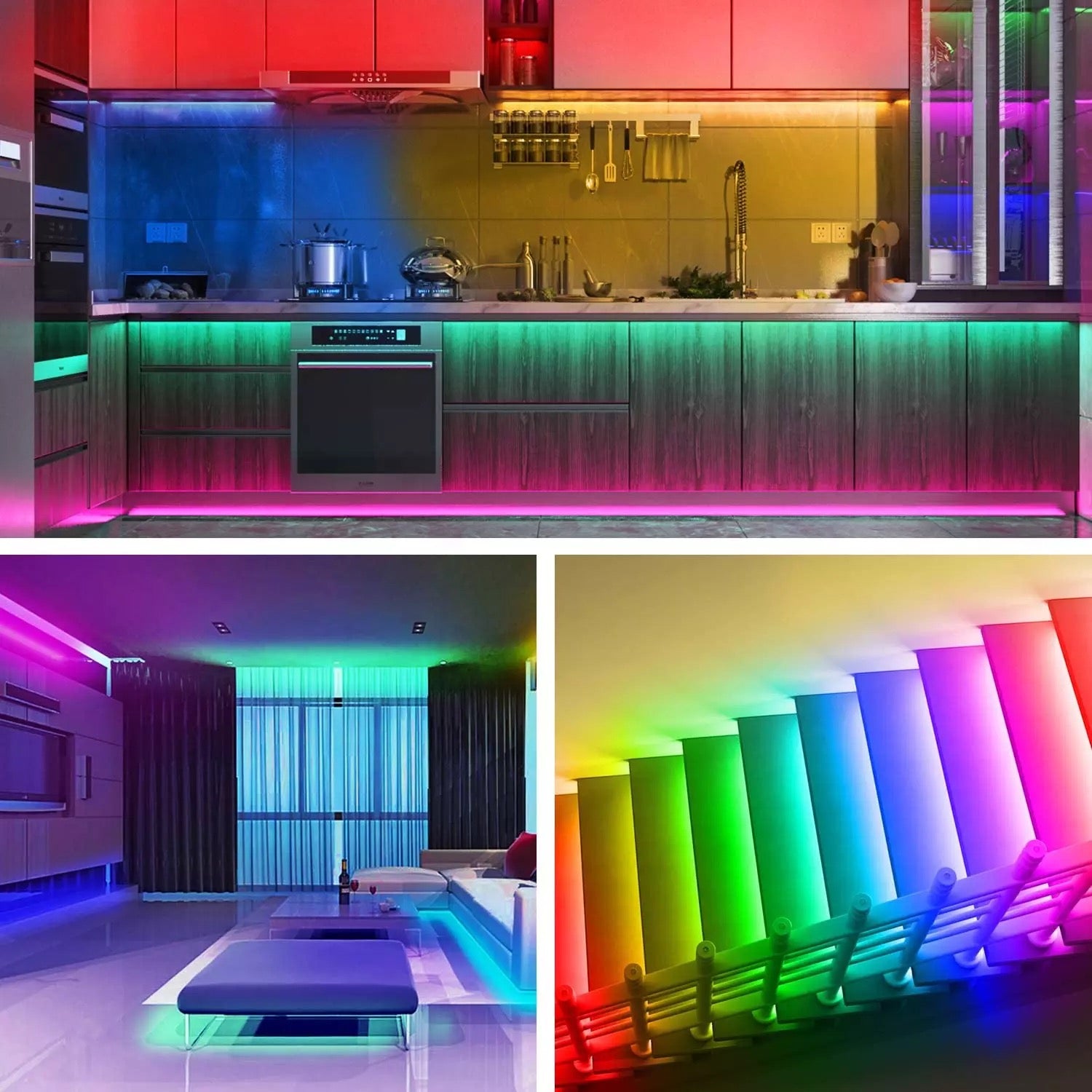 Smart Wifi LED  Strip Lights Waterproof Alexa Echos Google Home B-SPIN PTY LTD