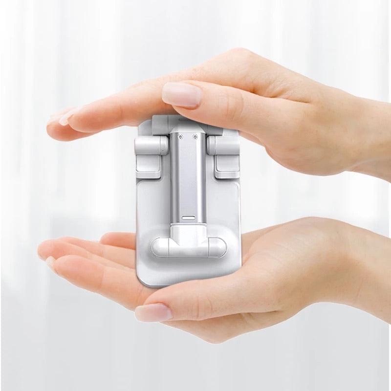 Adjustable Folding Desk Desktop Cell Phone Stand Mount Holder For iPhone & Tablet