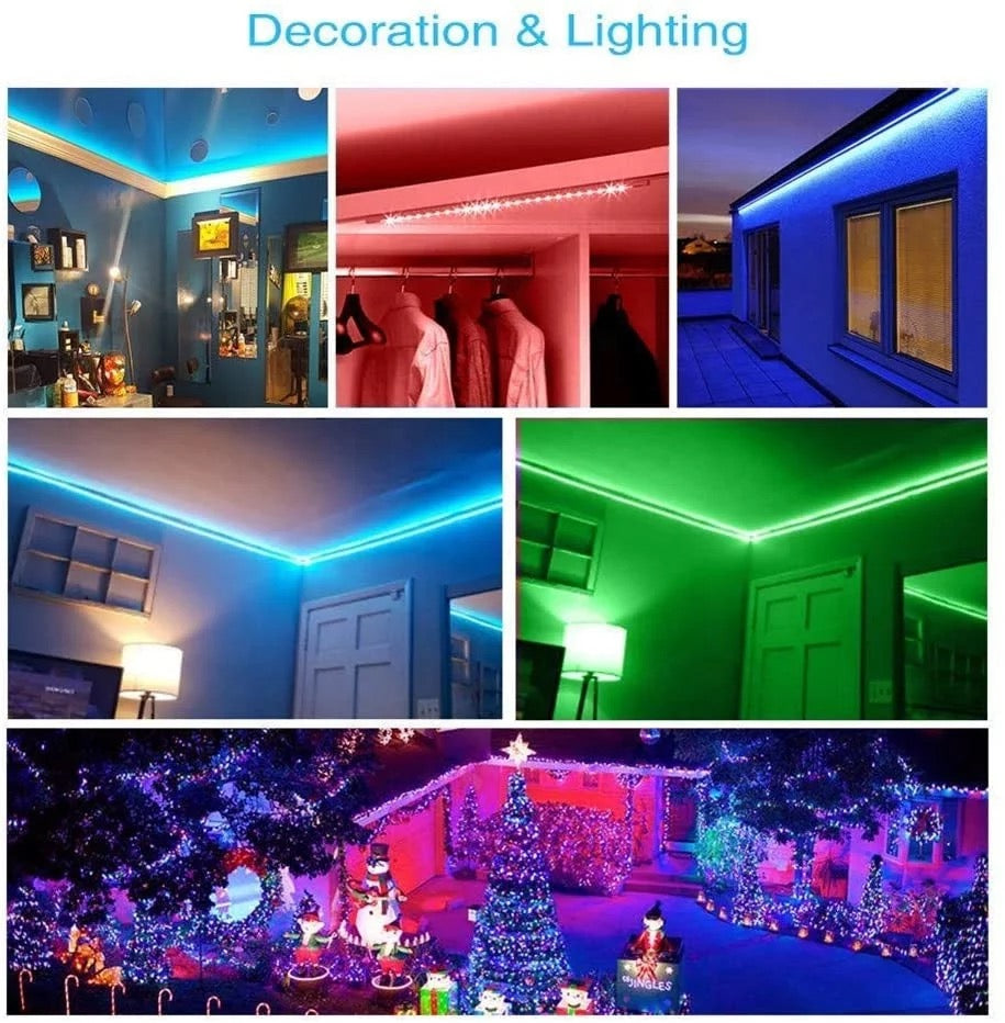 Smart Wifi LED  Strip Lights Waterproof Alexa Echos Google Home B-SPIN PTY LTD