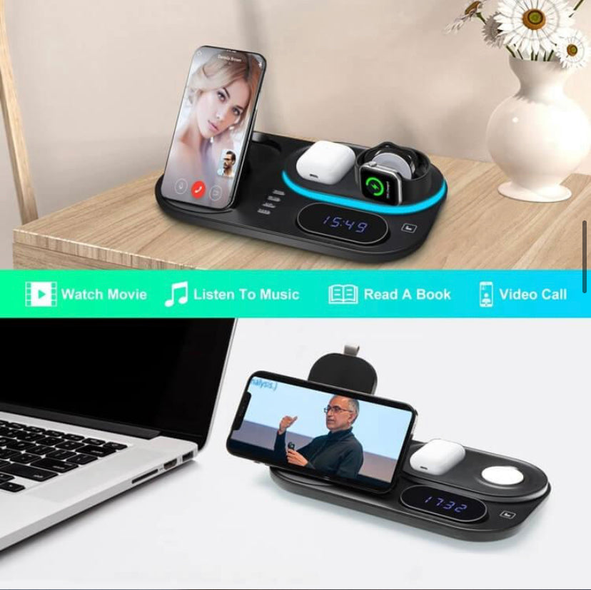 4 in 1 Wireless Fast Charger Dock Charging Station 30W   For iphone 14 13 Samsung B-SPIN PTY LTD