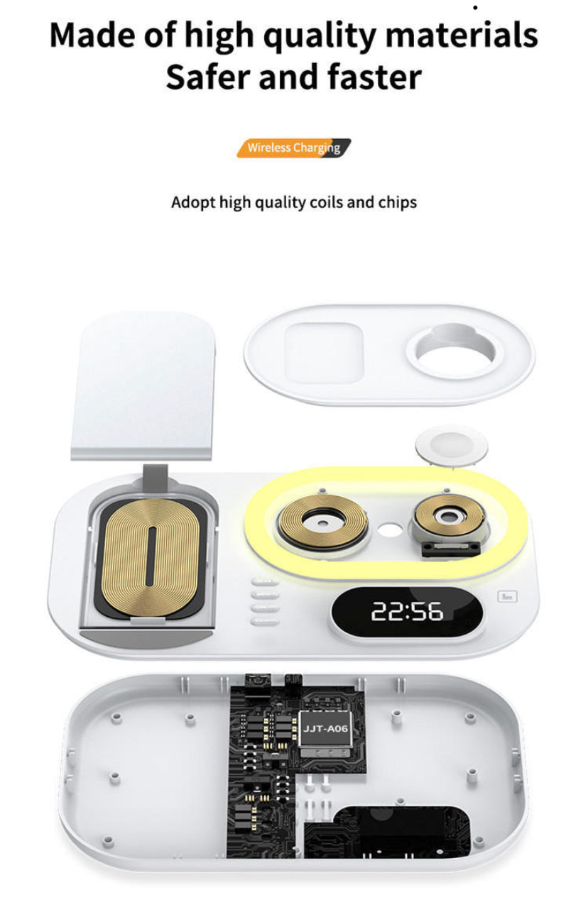 4 in 1 Wireless Fast Charger Dock Charging Station 30W   For iphone 14 13 Samsung B-SPIN PTY LTD