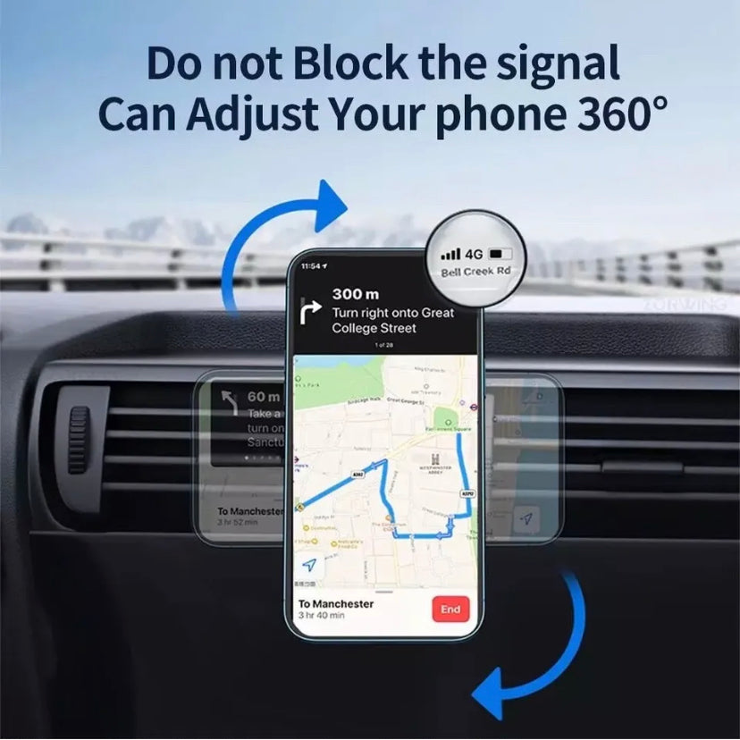Car Charger Mount 15W MagSafe Fast Wireless Charging for Apple iPhone B-SPIN PTY LTD