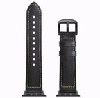 Genuine Leather Silicone Band Strap for Apple iWatch Series  38/45mm B-SPIN PTY LTD