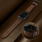 Genuine Leather Silicone Band Strap for Apple iWatch Series  38/45mm B-SPIN PTY LTD