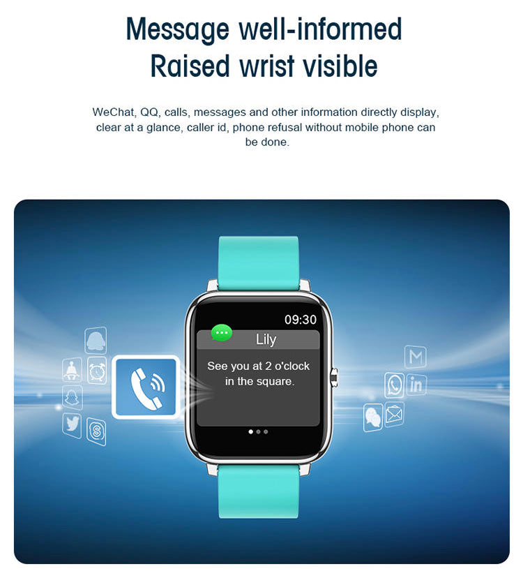 Smart Watch Bluetooth Heart Rate BP Fitness Tracker For iOS Android B-SPIN PTY LTD