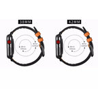 Genuine Leather Silicone Band Strap for Apple iWatch Series  38/45mm B-SPIN PTY LTD
