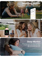 Smart Watch Bluetooth Heart Rate BP  Fitness Tracker For iOS Android B-SPIN PTY LTD