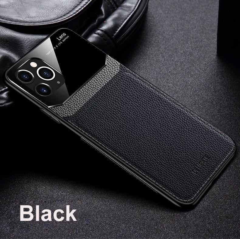 Protective Slim PU Leather Shockproof mobile Case For iPhone