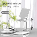 Adjustable Folding Desk Desktop Cell Phone Stand Mount Holder For iPhone & Tablet