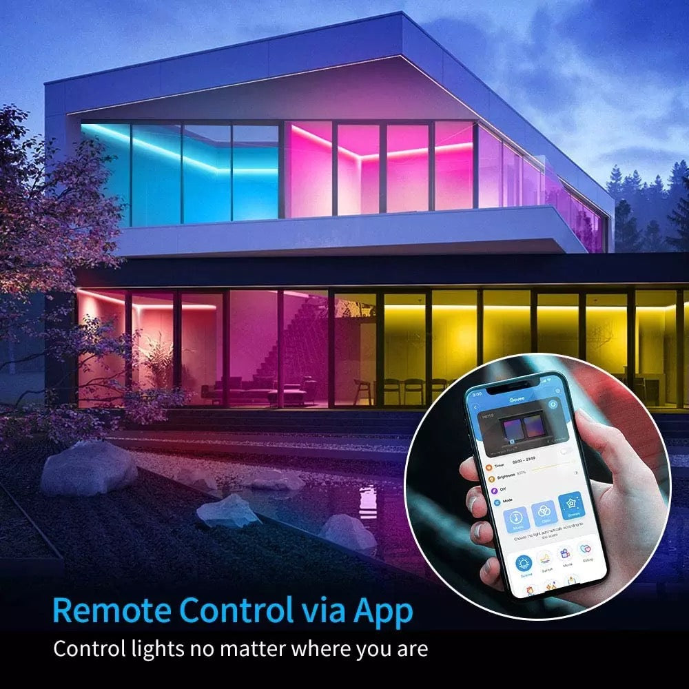 Smart Wifi LED  Strip Lights Waterproof Alexa Echos Google Home B-SPIN PTY LTD