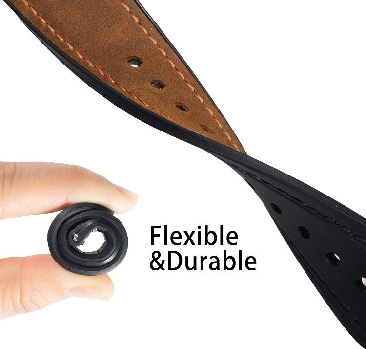 Genuine Leather Silicone Band Strap for Apple iWatch Series  38/45mm B-SPIN PTY LTD