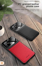 Luxury Protective Hybrid PU Leather Luxury Phone Case Samsung S10 S20 S21 Ultra Plus