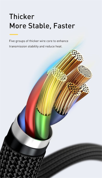 Type C - C Cable Charge Quick Charging Data Fast Charger Braided Cable B-SPIN PTY LTD