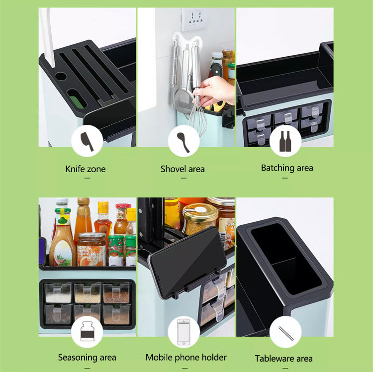 Multifunctional Spice Box Rack Seasoning Bottle Storage Box B-SPIN PTY LTD