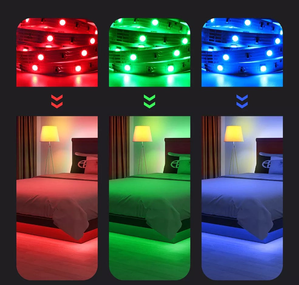 Smart Wifi LED  Strip Lights Waterproof Alexa Echos Google Home B-SPIN PTY LTD