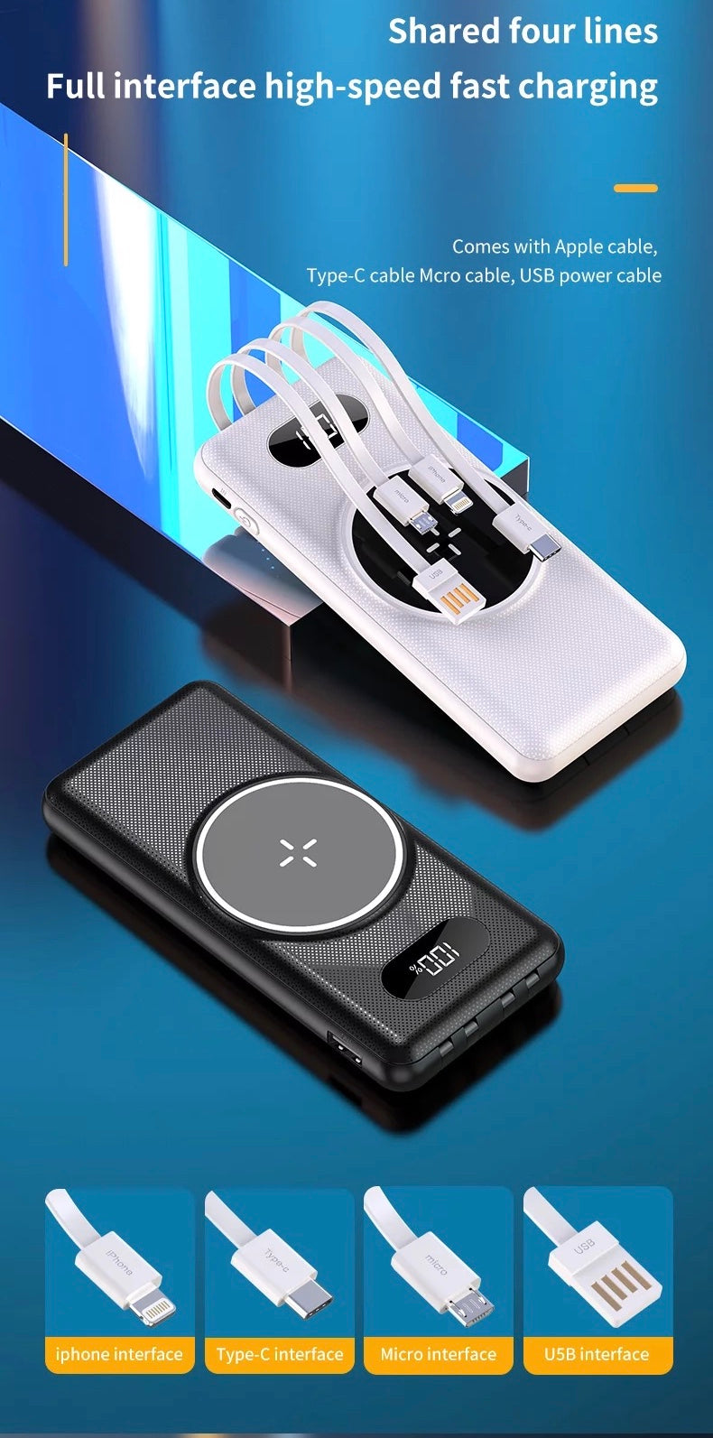 For iPhone magsafe 14 13 12 Power Bank PD 22W 20000mAh Magnetic Wireless Charger B-SPIN PTY LTD