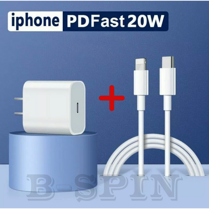 20W PD Charger（Wall Charger, USB C Fast Charging Adapter, USB Type C Charger Compatible with iPhone B-SPIN PTY LTD