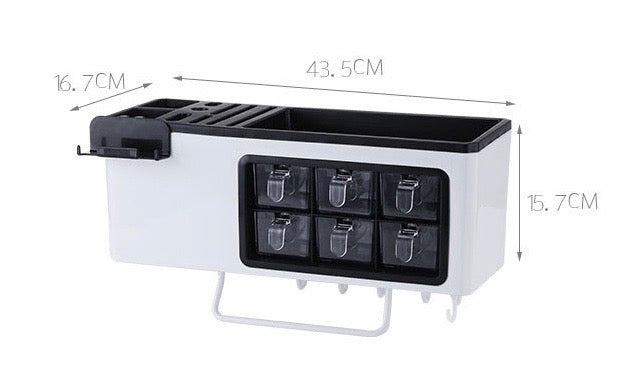 Multifunctional Spice Box Rack Seasoning Bottle Storage Box B-SPIN PTY LTD