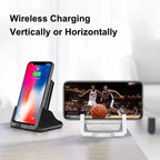Wireless  Charging Station 15W Fast Stand Dock  Cradle for iPhone Samsung Huawei B-SPIN PTY LTD