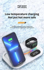 4 in 1 Wireless Fast Charger Dock Charging Station 30W   For iphone 14 13 Samsung B-SPIN PTY LTD