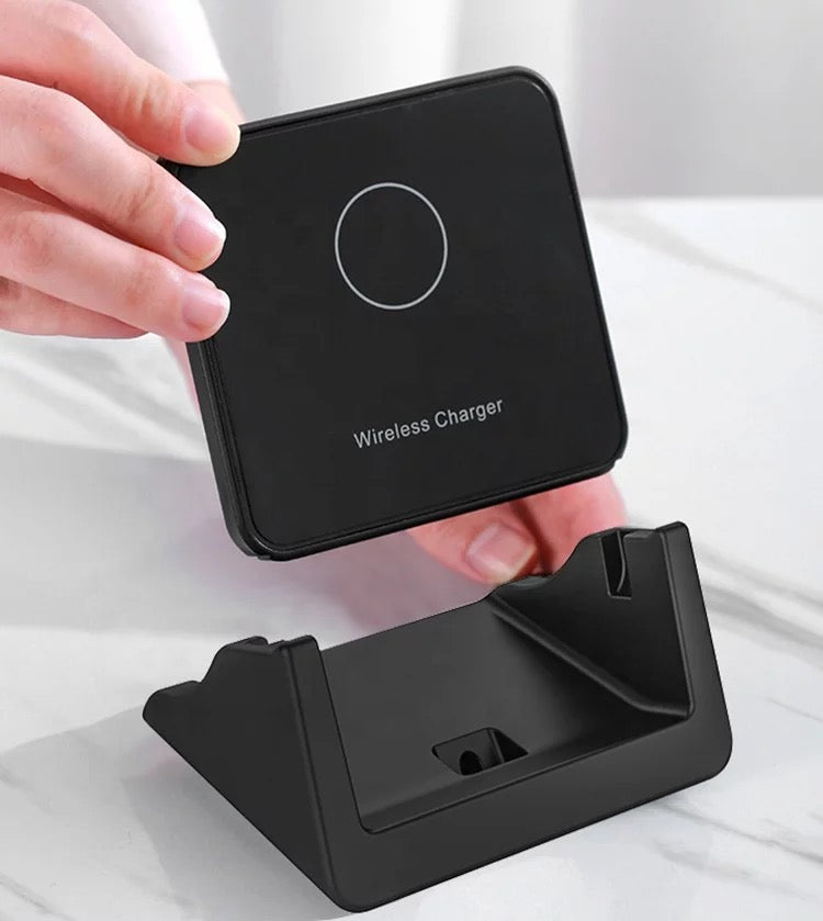 Wireless  Charging Station 15W Fast Stand Dock  Cradle for iPhone Samsung Huawei B-SPIN PTY LTD