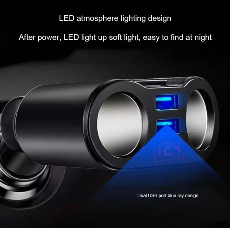Car Charger Cigarette Lighter Double Power Adapter Socket Splitter B-SPIN PTY LTD