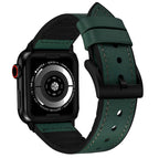 Genuine Leather Silicone Band Strap for Apple iWatch Series  38/45mm B-SPIN PTY LTD