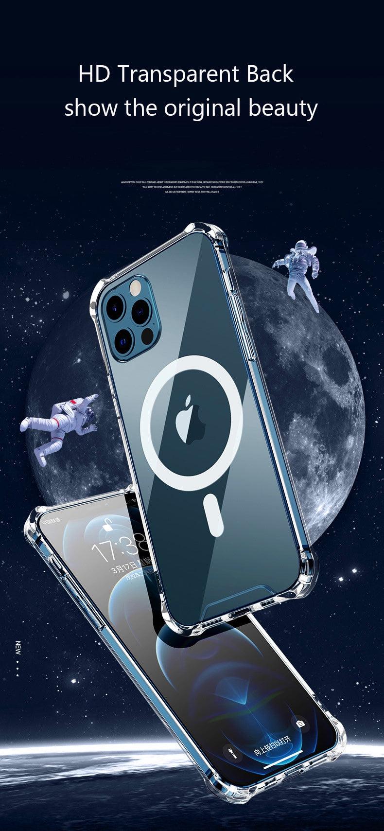MagSafe Shockproof Magnetic Transparent Case Cover For iPhone  Series B-SPIN PTY LTD