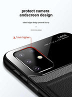 Luxury Protective Hybrid PU Leather Luxury Phone Case Samsung S10 S20 S21 Ultra Plus