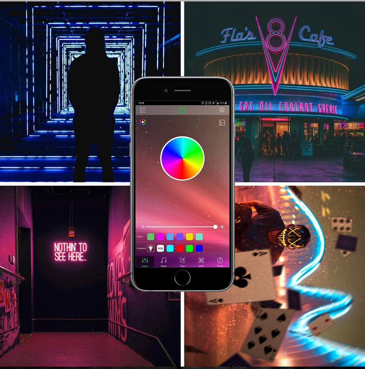 Smart Wifi LED  Strip Lights Waterproof Alexa Echos Google Home B-SPIN PTY LTD