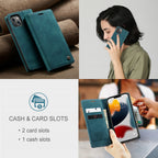 Flip Leather Wallet Case Shockproof For Apple iPhone XR 11 12 13 Pro Max Mini B-SPIN PTY LTD