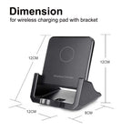 Wireless  Charging Station 15W Fast Stand Dock  Cradle for iPhone Samsung Huawei B-SPIN PTY LTD