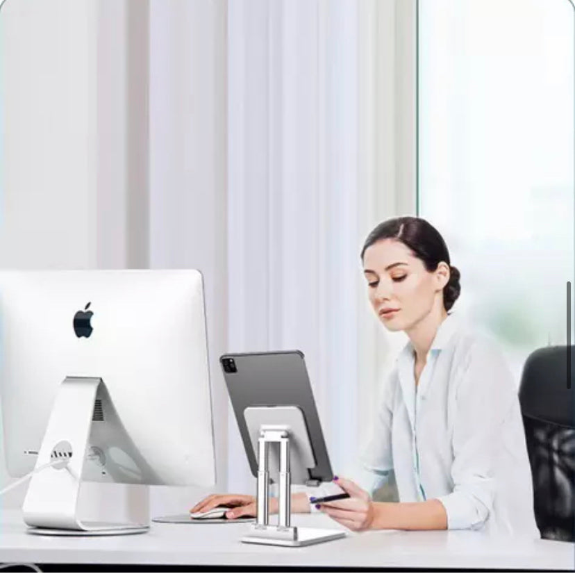 Universal Portable Desktop Adjustable Foldable Tablet Phone Holder Stand Mount B-SPIN PTY LTD