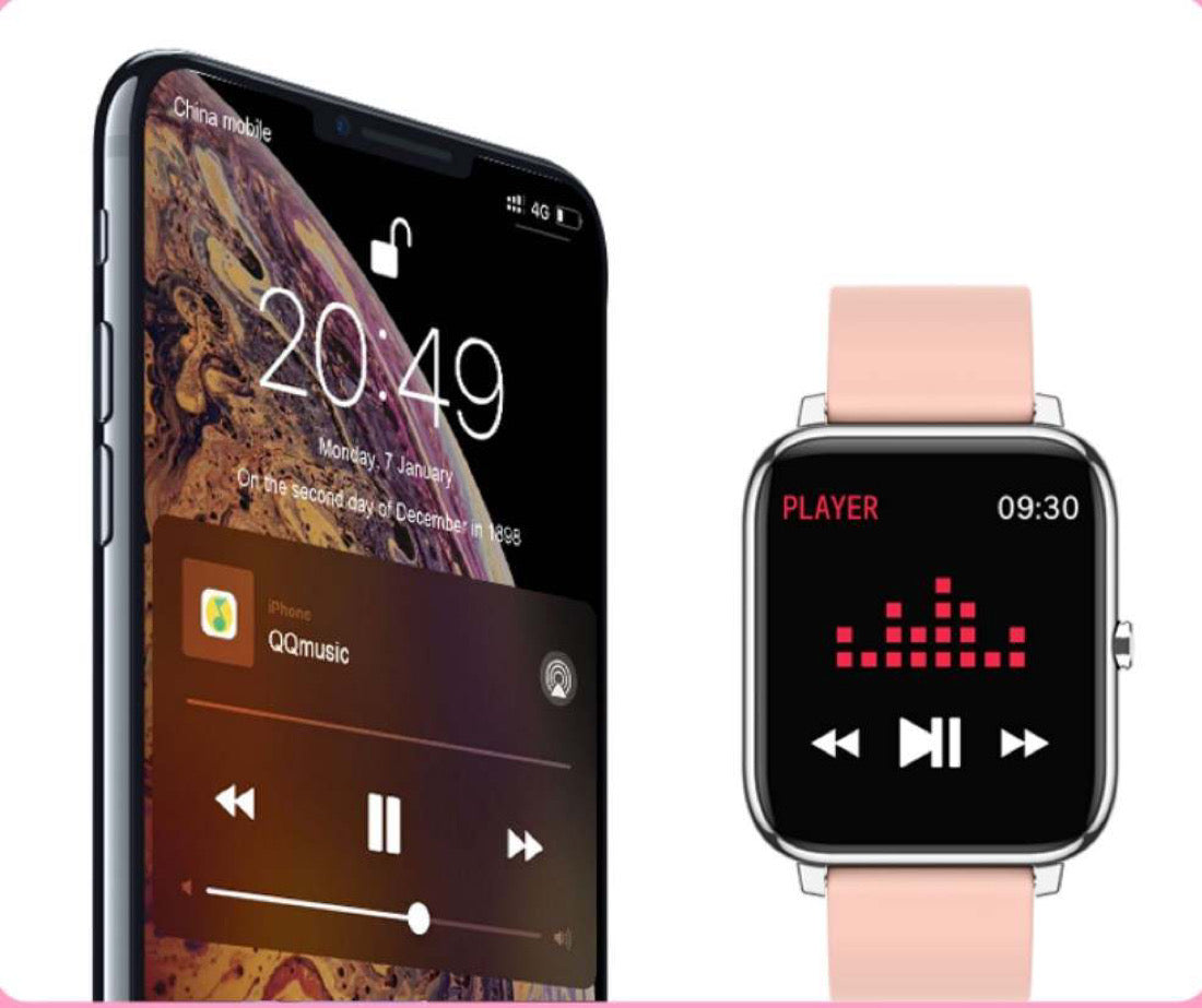 Smart Watch Bluetooth Heart Rate BP  Fitness Tracker For iOS Android B-SPIN PTY LTD