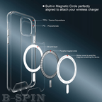 MagSafe Shockproof Magnetic Transparent Case Cover For iPhone  Series B-SPIN PTY LTD
